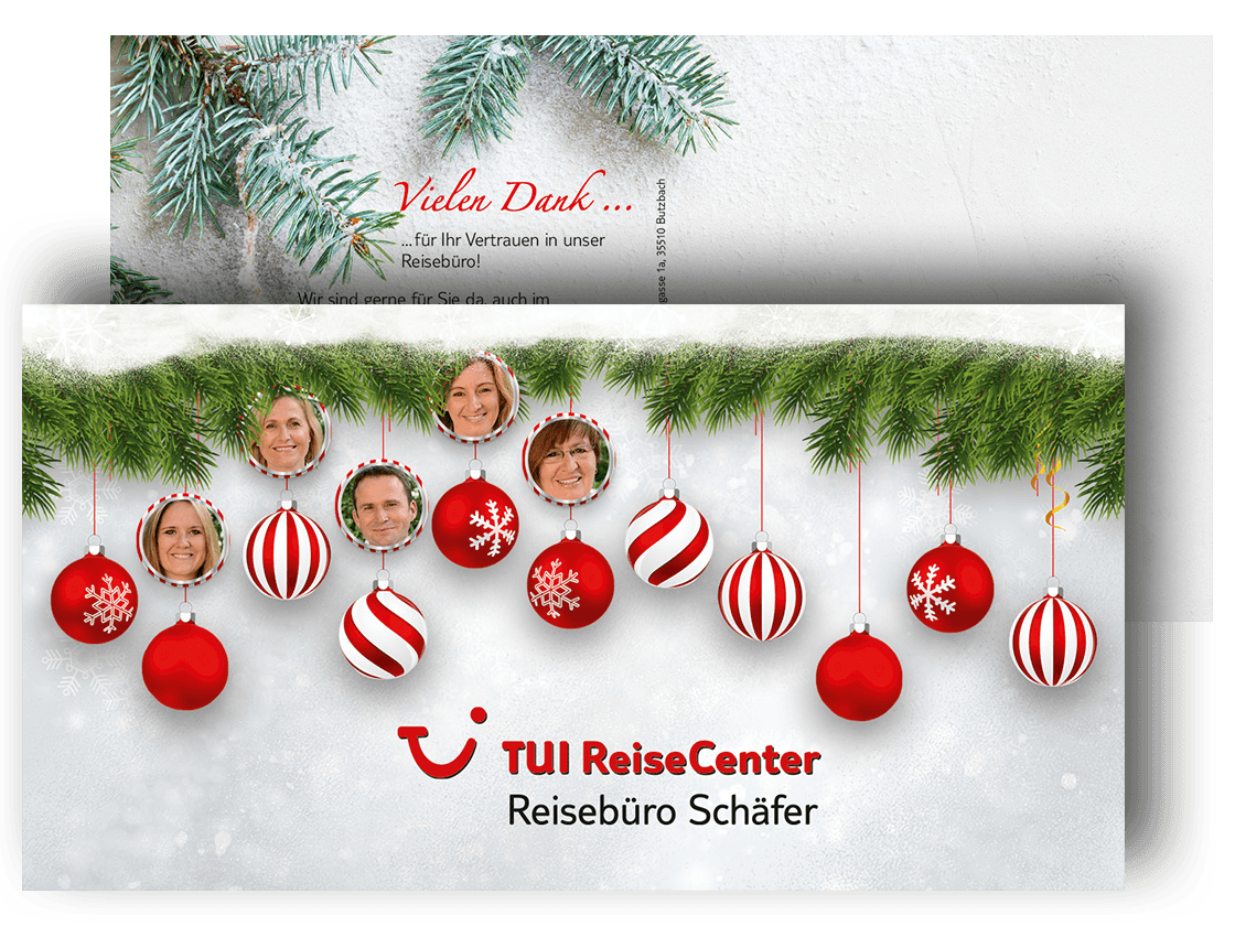 TUI Weihnachtsmailing